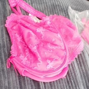 Victoria's Secret Pink Lace Bra